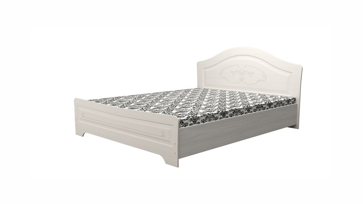 Кровать 1.5-спальная Ивушка-5 2000х1200 с высоким изножьем, цвет Итальянский орех в Рязани - изображение 1
