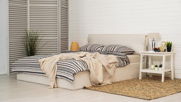 Кровать спальная Керри 1400х2000 с подъёмным механизмом в Рязани - изображение