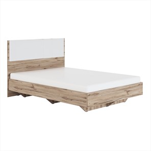 Кровать Николь (мод.1.2) 1,4 белая экокожа, с ортопедическим основанием в Рязани