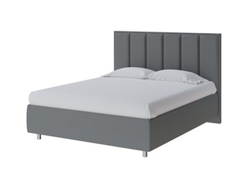 Кровать спальная Routa 140х200, Рогожка (Savana Grey (серый)) в Рязани