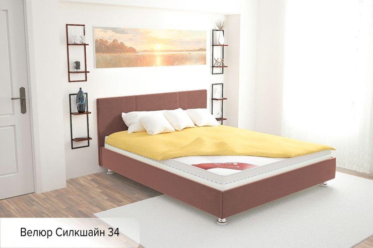 Кровать Вена 140х200 (с основанием) в Рязани - изображение 1