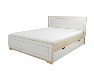 Двуспальная кровать с ящиками НМ 040.34 Оливия Дуб Сонома в Рязани