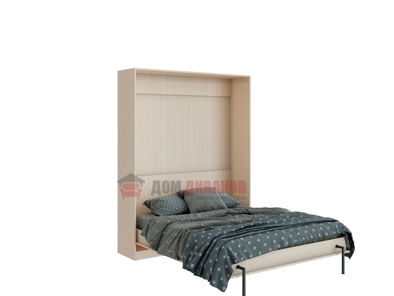 Кровать-шкаф Велена 3, 1600х2000, дуб молочный в Рязани - изображение