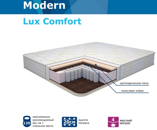 Матрас Modern Lux Comfort Нез. пр. TFK в Рязани - изображение