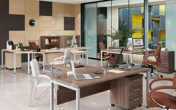 Офисный комплект мебели Xten S 1 - один стол с приставным брифингом в Рязани - предосмотр