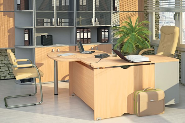 Набор мебели в офис Милан для руководителя отдела в Рязани - изображение