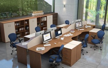 Мебель для персонала IMAGO - рабочее место, шкафы для документов в Рязани - предосмотр
