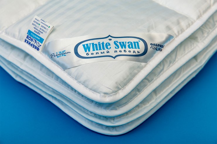 Одеяло всесезонное двуспальное Белый лебедь в Рязани - изображение 1