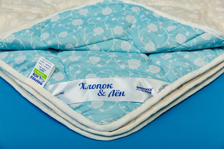 Одеяло легкое двуспальное Хлопок &  Лен в Рязани - изображение 1
