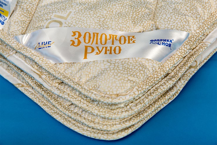 Одеяло всесезонное полутороспальное Золотое Руно в Рязани - изображение 1
