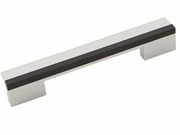 Ручка С-17 (128 мм), металлик/дуб венге в Рязани