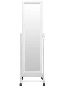 Зеркало напольное в спальню BeautyStyle 27 (135х42,5см) Белое в Рязани - предосмотр 1