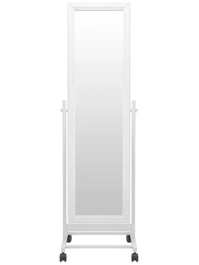 Зеркало напольное в спальню BeautyStyle 27 (135х42,5см) Белое в Рязани - изображение 1