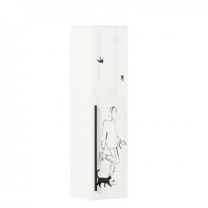 Шкаф 1-дверный Джоли Тип 1 ЛД 535.010, Серый шелк в Рязани
