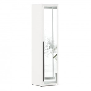 Шкаф 1-дверный Джоли Тип 1 ЛД 535.100 с зеркалом, Серый шелк в Рязани