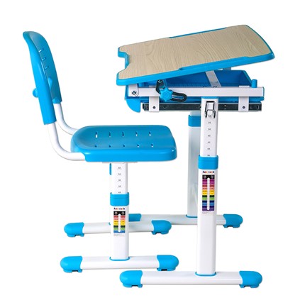 Растущая парта + стул Piccolino Blue в Рязани - изображение