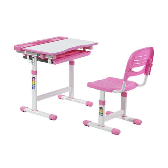 Стол растущий и стул Cantare Pink в Рязани - изображение 1