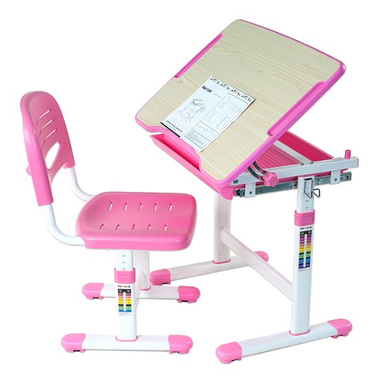Парта растущая + стул Piccolino Pink в Рязани - изображение 3
