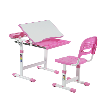 Стол растущий и стул Cantare Pink в Рязани - изображение