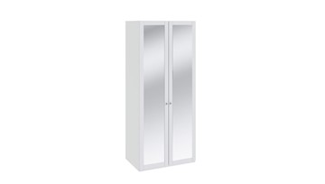 Распашной шкаф Ривьера для одежды с зеркальными дверями СМ 241.07.102 в Рязани