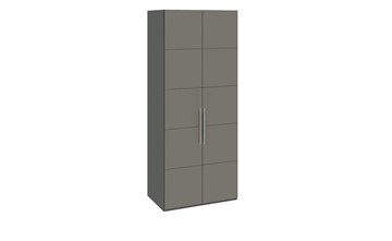 Шкаф распашной Наоми с 2-мя дверями, цвет Фон серый, Джут  СМ-208.07.03 в Рязани