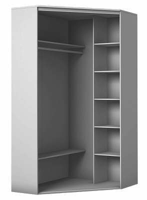Шкаф угловой ХИТ У-23-4-66 Диагональные полосы №21-23, Дуб сонома в Рязани - изображение 1