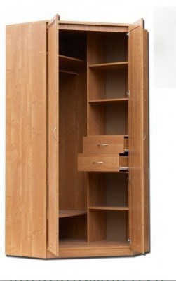 Шкаф распашной 403 несимметричный, цвет Дуб Сонома в Рязани - изображение 1