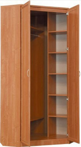 Шкаф 401 угловой со штангой, цвет Венге в Рязани - изображение 1