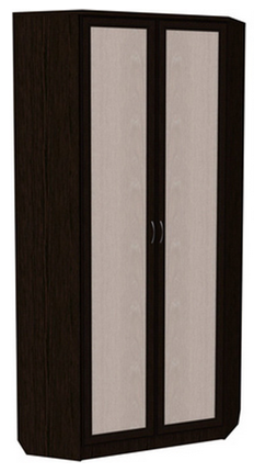 Шкаф 401 угловой со штангой, цвет Венге в Рязани - изображение