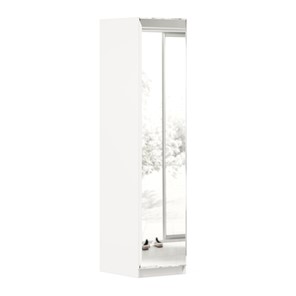 Распашной шкаф Айла с зеркалом ЛД 688.140.000, Белый, исполнение 1 в Рязани