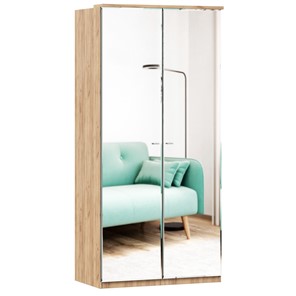 Шкаф двухстворчатый с 2-мя зеркалами Фиджи, 659.233, цвет белый в Рязани - предосмотр
