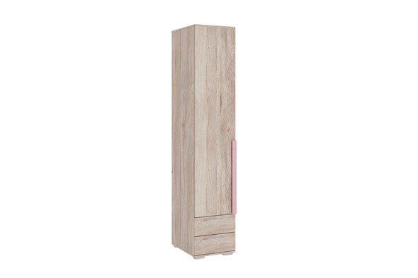Шкаф одностворчатый с ящиками Лайк 54.01, дуб мария/роуз в Рязани - изображение