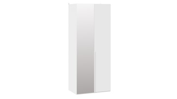 Распашной шкаф Порто (580) СМ-393.07.005 (Белый жемчуг/Белый софт) в Рязани