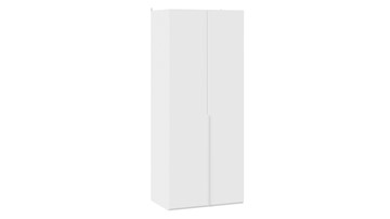 Распашной шкаф Порто (580) СМ-393.07.003 (Белый жемчуг/Белый софт) в Рязани