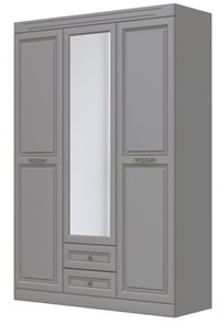 Шкаф трехдверный в спальню Олимп ШР-3 (антрацит) 1 зеркало в Рязани