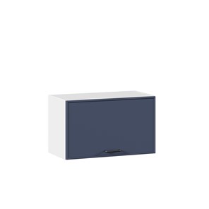 Кухонный горизонтальный шкаф 600 Индиго ЛД 298.710.000.119, Белый/Тёмно-синий в Рязани