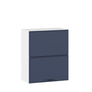 Кухонный горизонтальный шкаф 600 комбинированный Индиго ЛД 298.970.000.125, Белый/Тёмно-синий в Рязани