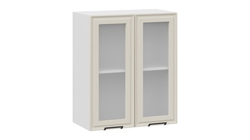 Навесной кухонный шкаф Белладжио 1В6С (Белый, Софт панакота) в Рязани - предосмотр
