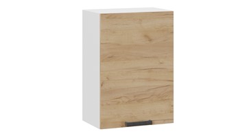 Навесной кухонный шкаф Детройт 1В5 (Белый/Дуб Крафт золотой) в Рязани