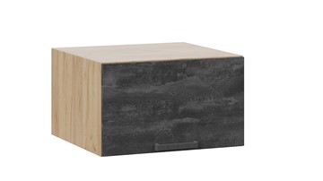 Навесной кухонный шкаф Детройт 1В6ГП (Дуб крафт золотой/Угольный Камень) в Рязани