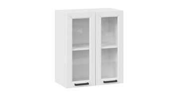 Кухонный навесной шкаф Лорас 1В6С (Белый/Холст белый) в Рязани