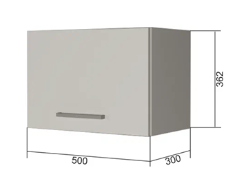 Кухонный навесной шкаф В350, Белое гладкое Ламарти/Белый в Рязани