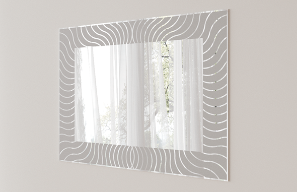 Навесное зеркало Медуза (Z-01) в Рязани - изображение