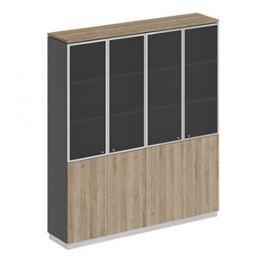 Шкаф для документов со стеклянными дверьми Speech Cube (180.2x40x203.4) СИ 315 ДС АР ДС/ХР в Рязани