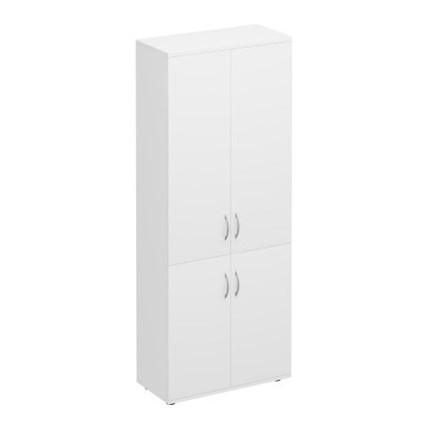 Шкаф для документов закрытый 4-дверный Комфорт КФ, белый премиум (80x38x200) К 373 в Рязани - изображение