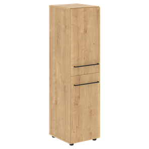 Шкаф узкий средний с глухими дверьми LOFTIS Дуб Бофорд LMC LMC 40.4 (400х430х1517) в Рязани