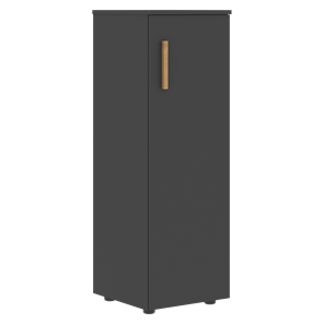 Средний шкаф колонна с глухой дверью правой FORTA Черный Графит  FMC 40.1 (R) (399х404х801) в Рязани