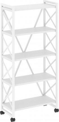 Стеллаж мобильный Loft VR.L-MST.K-5.8, Белый/Белый металл в Рязани - изображение