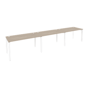 Стол на металлокаркасе O.MP-RS-3.3.7 (Белый/Дуб аттик) в Рязани