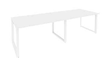 Стол для переговорки O.MO-PRG-2.3 Белый/Белый бриллиант в Рязани